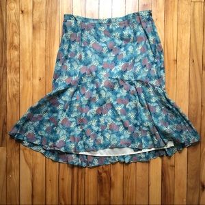 Marc by Marc Jacobs flounce skirt silk